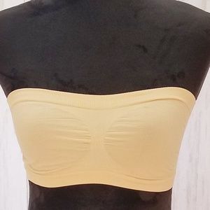 Bandeau Bra  Beige Natural NEW Medium